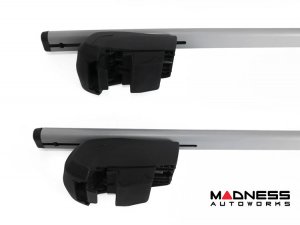 Alfa Romeo Stelvio Roof Rack Cross Bars - for models w/ factory roof rails - Silver - Starlock